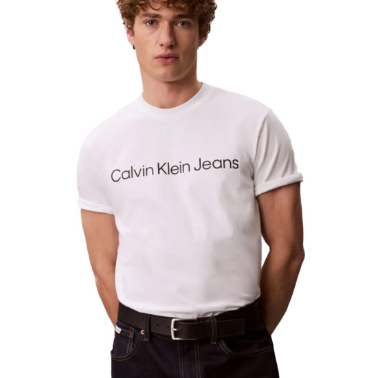 Calvin Klein Ανδρική κοντομάνικη μπλούζα Linear Logo T-Shirt